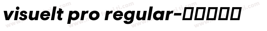 visuelt pro regular字体转换